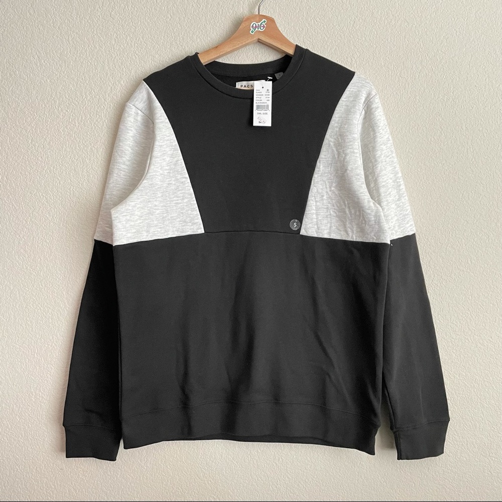 Pacsun Colorblock Geometric Sweatshirt Men’s Small